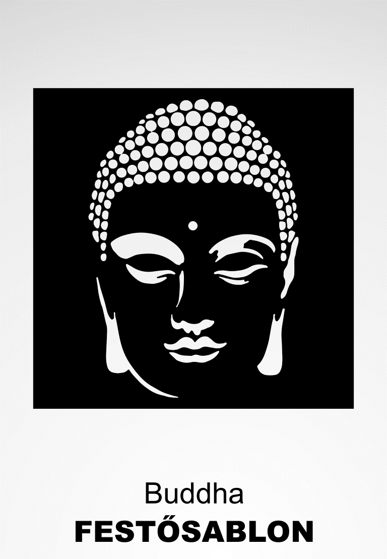 Buddha festősablon